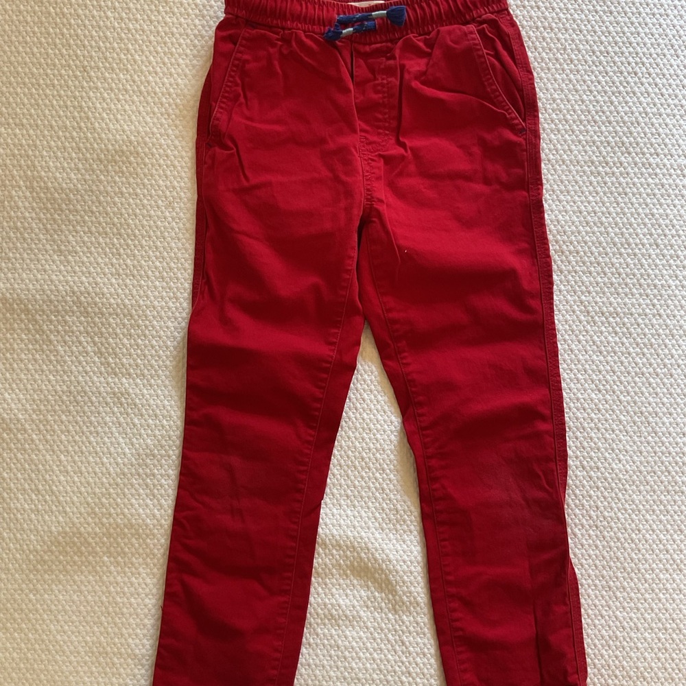Mini Boden Red Casual Pants Straight-Leg